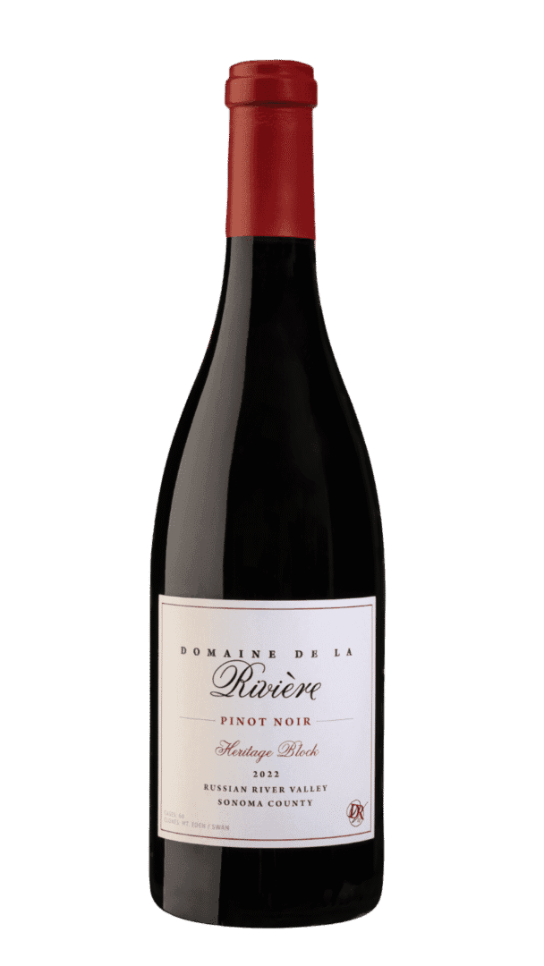 Bottle · Heritage Block Pinot Noir bottle